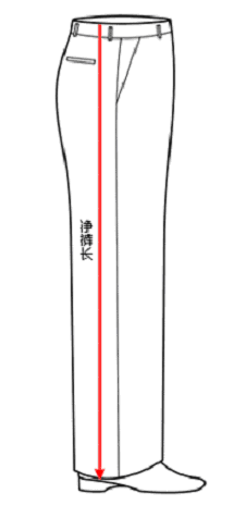 尺寸、褲長測量方法